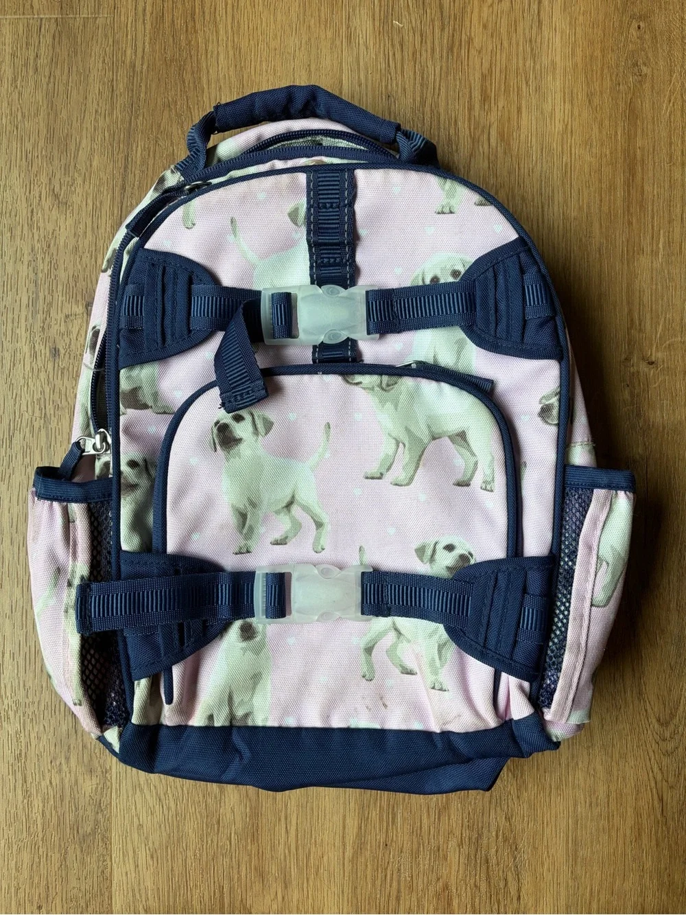 Pottery Barn Kids Pink Puppy Dog Backpack Small Preschool Toddler Book Bag